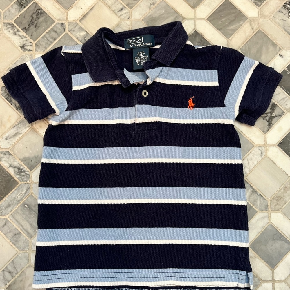 Polo by Ralph Lauren - 24 month baby boys striped polo shirt